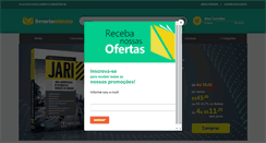 Desktop Screenshot of livrariajuridicamizuno.com.br